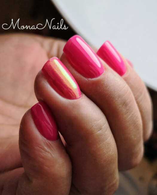 Gel polish manicure