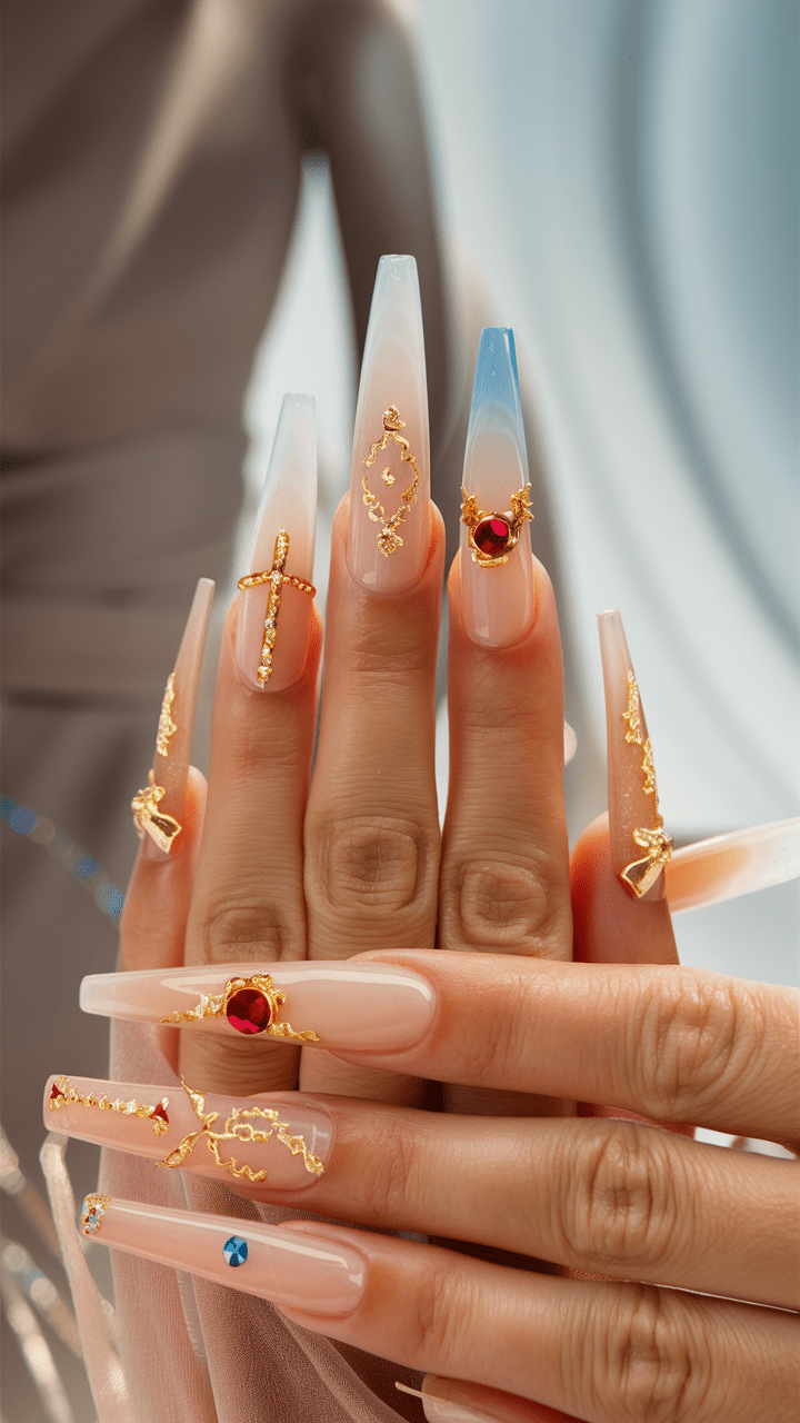 greek goddess nails