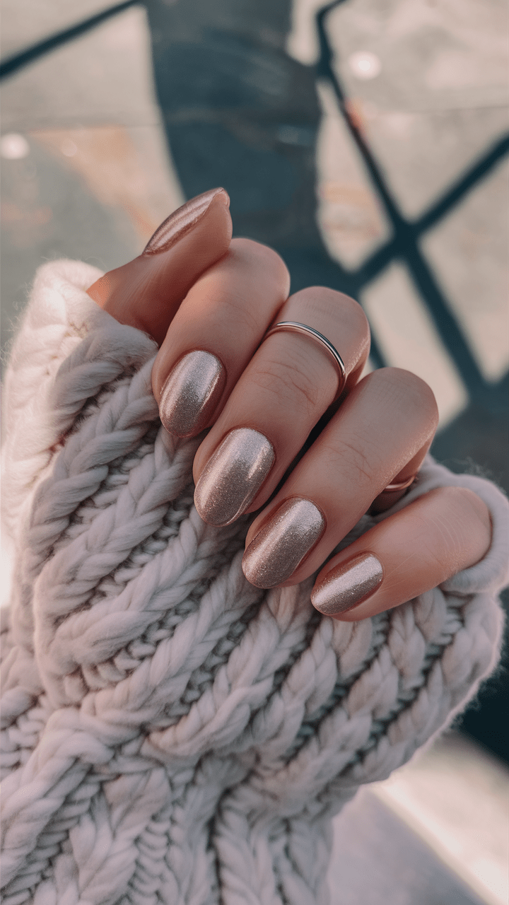 Nail art metallic