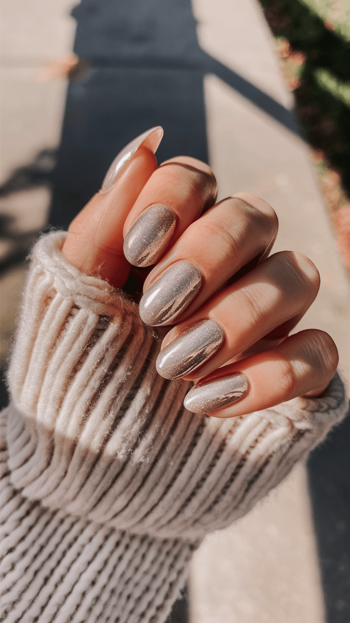 Nail art metallic