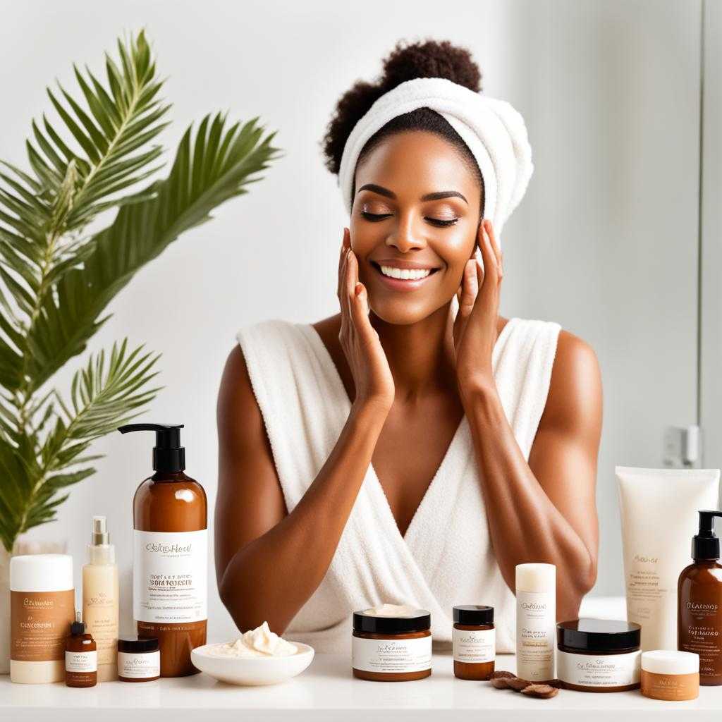 body skin care routine for black women