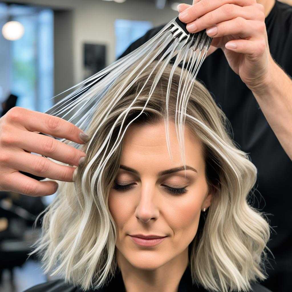 jellyfish hairstyle cutting process