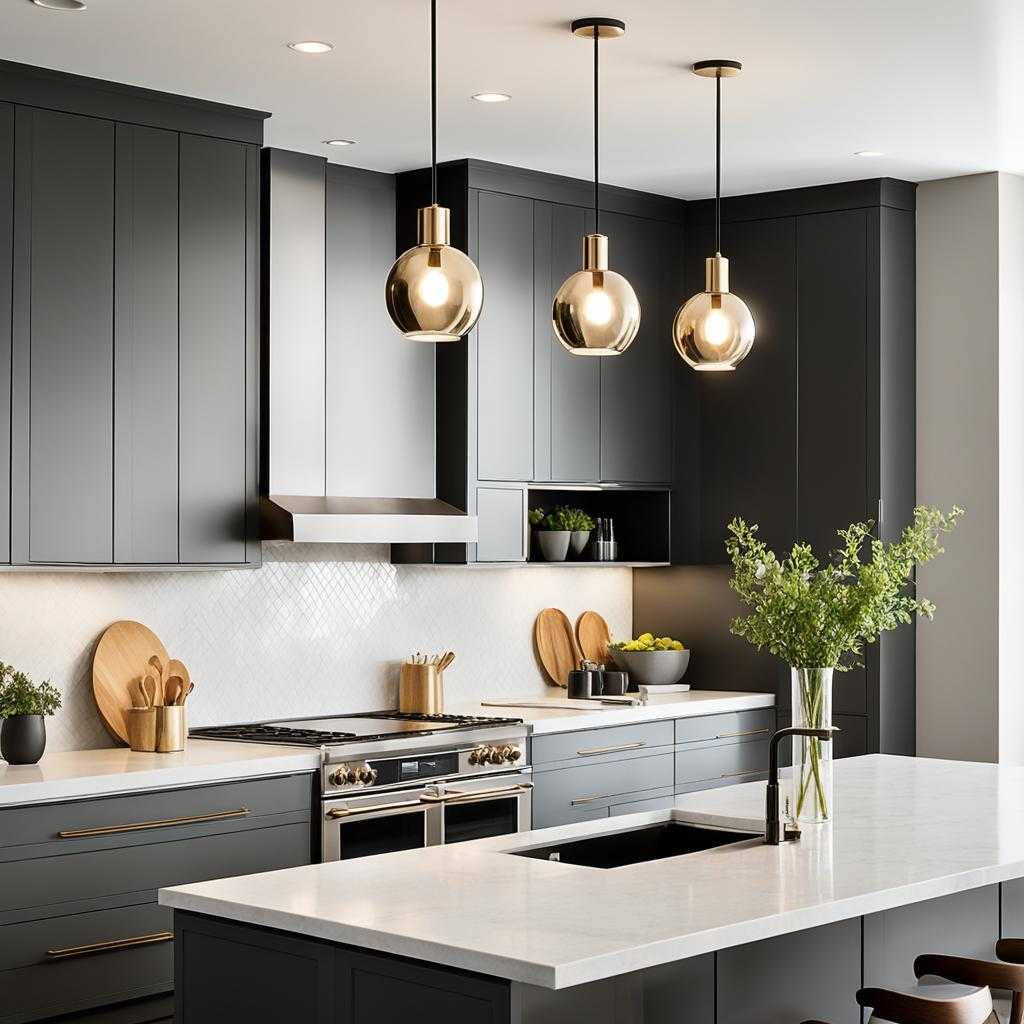 modern pendant lights small kitchens