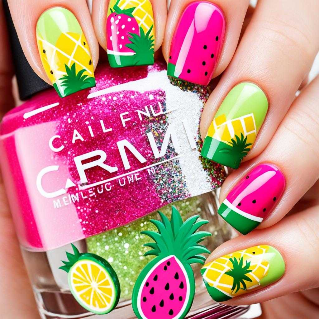 tropical nail designs